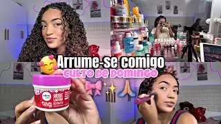 Arrume-se comigo para o culto de Domingo🎀✨🙏🏽 #arrumesecomigo #cultodedomingo #salonlinebrasil