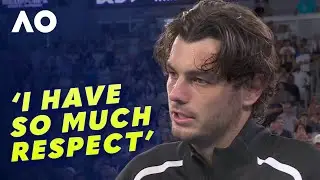 Taylor Fritz pays classy tribute to LEGEND Stan Wawrinka | AO 2026 | Wide Worlf of Sports