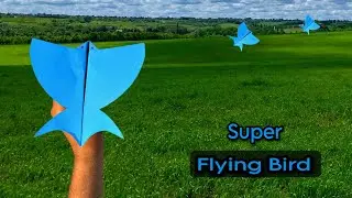 how to flying paper super bird, paper flying bird plane, best flying paper bird plane
