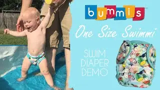 Bummis OS Swimmi Swim Diaper - #ClothDiapers DEMO / REVIEW