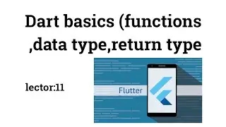 function ,datatypes return types in dart