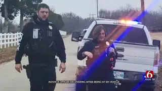 Nowata Police Officer Recovering After Being Hit By Car
