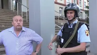 Москва. Приземляем небожителей и охрану ВГТРК. Часть 1. Трусливая охрана.