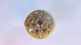 Beaded pave setting