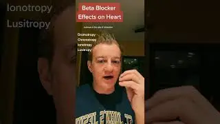 Everything you need to know about b beta blockers effect on the heart! #metoprolol #atenolol #toprol