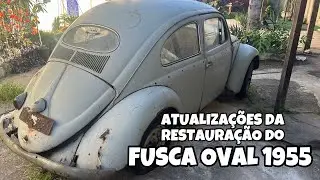 FUSCA OVAL 1955 INICIO DA RESTAURA&Ccedil;&Atilde;O! *PE&Ccedil;AS E ACABAMENTO*
