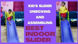 Indoor slider for kids|| Baby slide at home..Garden slide in Dolphine shape||Unboxing and assembling