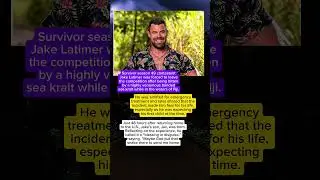 Jake Latimer Bitten by Venomous Snake During Survivor Filming