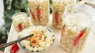 CÁCH LÀM CỦ KIỆU NGÂM ĐƯỜNG PHÈN THƠM GIÒN ĐỂ CẢ NĂM - CKK