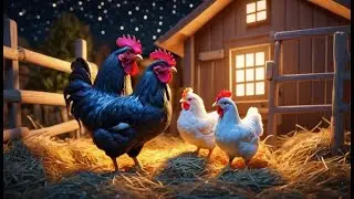 Chicken beaks go cluck cluck cluck | English Nursery Rhyme