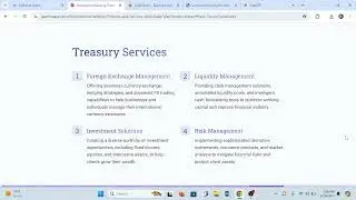 International banking - Products and Services