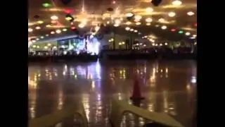 One foot 180 nose grab