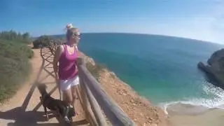 Pipers Walk Along The Cliffs