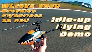 WLtoys V950 Entry level 3D Helicopter.. Idle-up Flight Demo :)