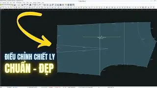 #stylecad &ndash; C&aacute;ch điều chỉnh chiết ly eo th&acirc;n sau chuẩn đẹp, may l&ecirc;n trơn mượt