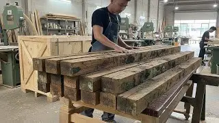 Incredible Process: Stunning, Creative Interior Design Using Old Crates and Scraps of Wood