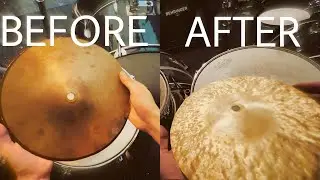 DIY Splash/ Cymbal Stack From Broken Hi Hats