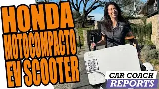 Honda Motocompacto E-Scooter Looks Like a Rideable Suitcase