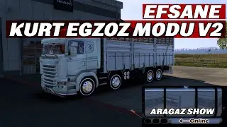 YOK BÖYLE SES |YENİ KURT EGZOZ MODU !!! ETS 2 1.50