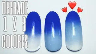 COMO HACER UN DEGRADE PASO PASO CON ESMALTE PERMANENTE