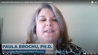 Testing the Effectiveness of a Weight Bias Educational Intervention