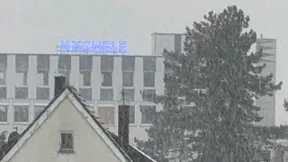 Weilheim ist eingeschneit 