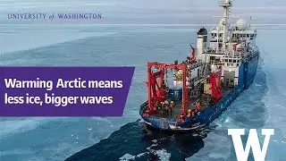Warming Arctic means less ice, bigger waves