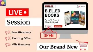 Live Session | Beled Books Store Announcement | Giveaway 😀|