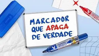 O MARCADOR DE QUADRO BRANCO que apaga de VERDADE!