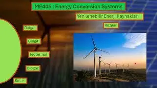 ODT&Uuml; Makina ME405 - Enerji D&ouml;n&uuml;ş&uuml;m Sistemleri