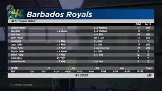 CPL 2021 Guyana Amazon Warriors V Barbados Royals|#CPL21