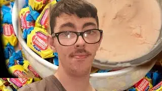 Turning double bubble gum into ice cream