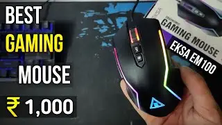 Best Gaming Mouse Under 1000 rs ⚡ EKSA EM100 Gaming Mouse Unboxing + Review 🔥🔥