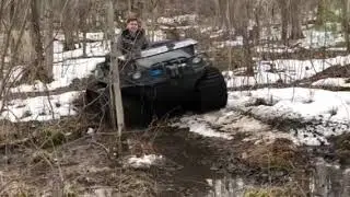 Argo Avenger 8x8 in Vermont woods