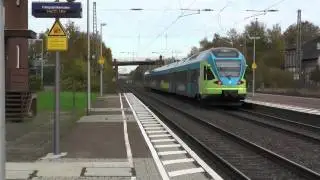 Westfalenbahn in Hasbergen im Planeinsatz