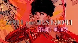 ZOYA THE DESTROYA GLOW INSPIRED MAKEUP LOOK | GLOW NETFLIX