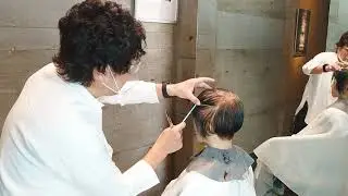 REALSALONWORK blue box bob    @geometrichairdesignwebacademy