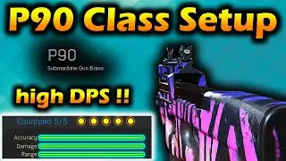 HIGH DPS P90 Class Setup for COD Warzone (NO RECOIL)