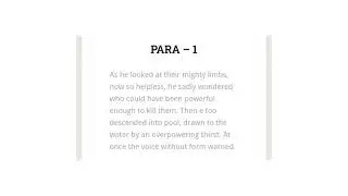 The enchanted pool hindi explanation