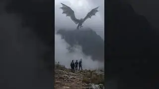 Hikers Record Massive Winged Beast Flying Over Mountains