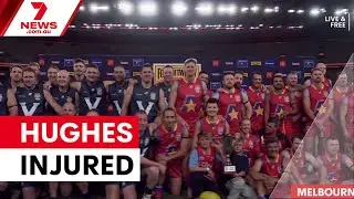 Dave Hughes hospitalised after AFL legends game | 7NEWS