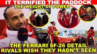 Hamilton & WEIGHT OF POWER - Rivals Are Suddenly AFRAID of his’s 2026 Car | It Terrified the Paddock
