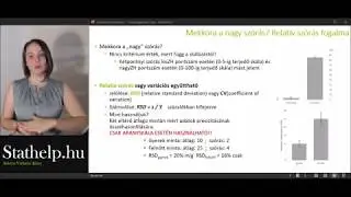 stathelp 02 - Le&iacute;r&oacute; statisztika 23 - Relat&iacute;v sz&oacute;r&aacute;s