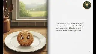 The Cookie Who Shared His Crumbs | A Story About Generosity and Kindness #poetry 