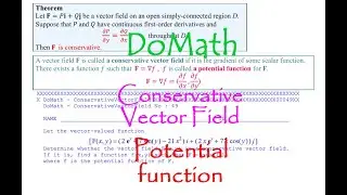 DoMath-Calculus : Conservative Vector Field No49