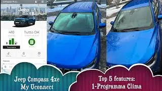 My Uconnect Top 5 Servizi:  Tutorial #1 Programma Clima (Jeep Compass 4xe PHEV 2020)