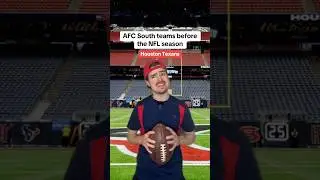 AFC South teams before the NFL season😂🏈
