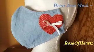 Heart Jean Mask ~ RoseOfHeartz