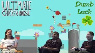 Ultimate Chicken Horse #1 - Dumb Luck (Part 1) | 3 Player Gameplay