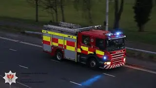 SWFRS - Maindee's Pump responding to Fire In Open
